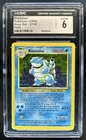 1999 Pokemon Unlimited Blastoise Holo Rare #2/102 CGC 6