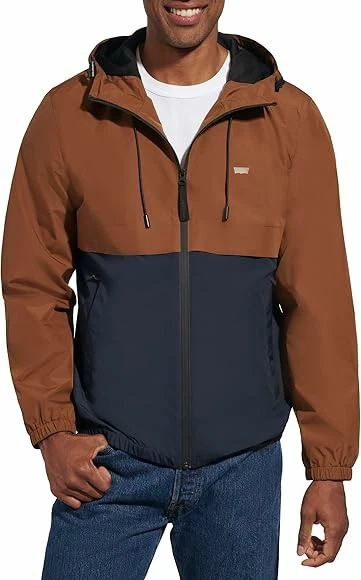 Levi's® Water-Resistant Hooded Lightweight Raincoat | Small
Opens in a new window or tab