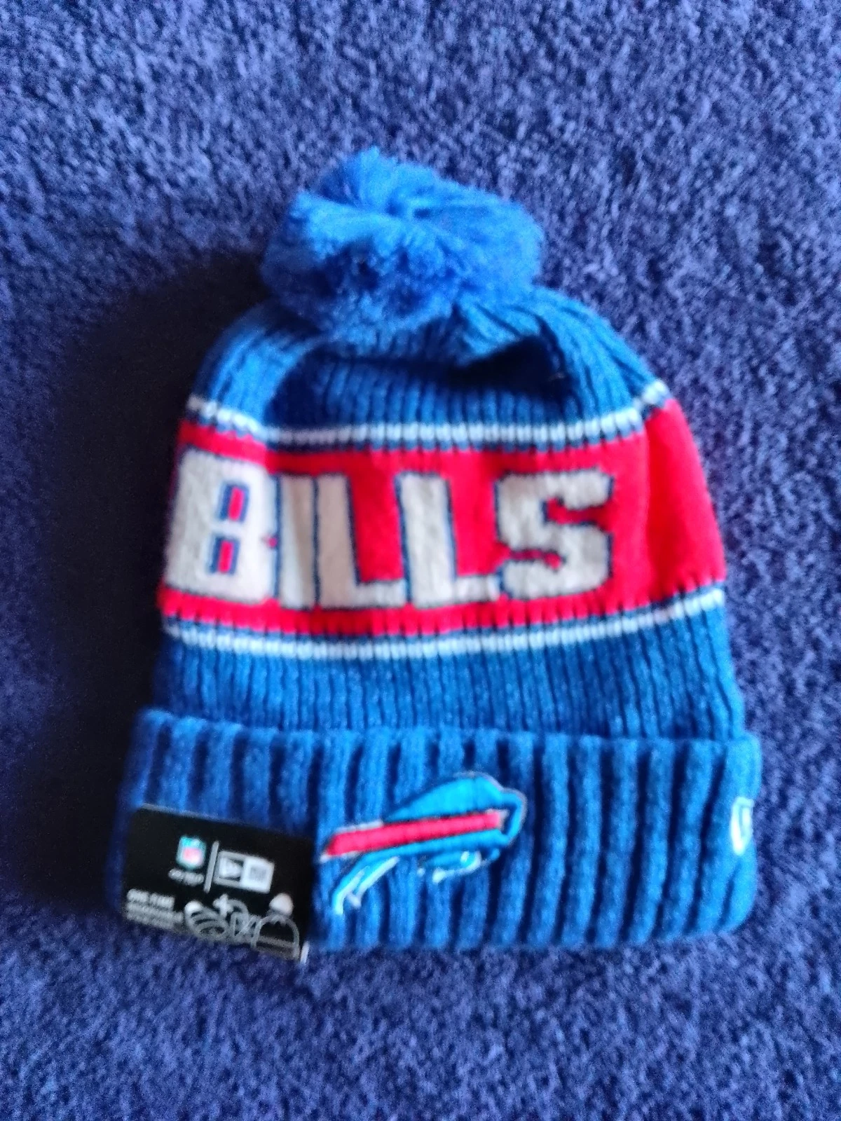 Buffalo Bills NFL Bobble Hat Multicoloured. New With Tag Still On