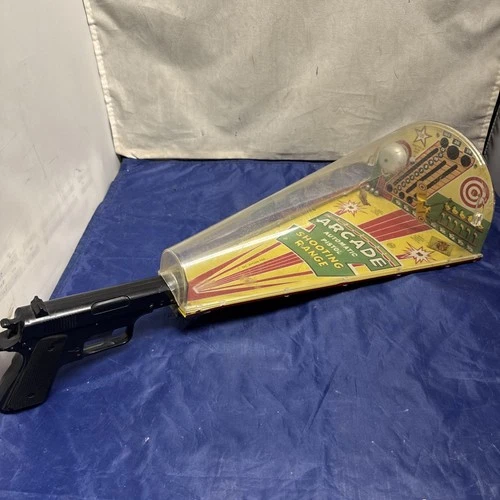 Vintage 50’s 60’s Marx Toys Automatic Arcade Shooting Gallery Range Game USA