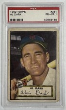 1952 TOPPS #351 AL DARK PSA 1 40849180