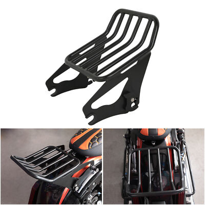 Detachable 2-up Luggage Rack Fit For Harley Touring Road King Stree Glide 09-25