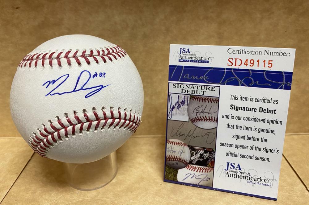 Professional Player Autographed Signed MASON DENABURG WASHINGTON NATIONALS ROOKIE YEAR M.L. BASEBALL JSA SD49115 