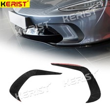 Carbon Fiber Canards Bumper Splitter Spoiler Gts Style For Mclaren Gt 2019-2023