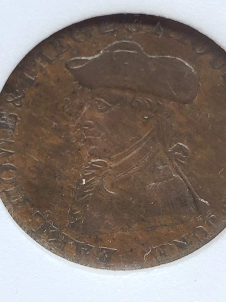 1794  Hampshire Emsworth 1/2 Penny Conder Britain Token - Image 2 of 3