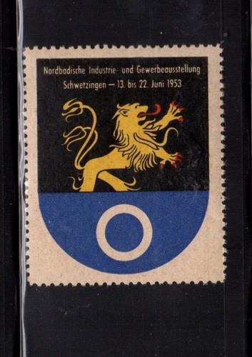 Advertising Stamp- North Baden Industrial & Trade Exhibition, Schwetzingen MNH