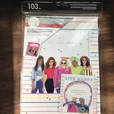 The Happy Planner Rongrong Companion Accessories Get Chic Done 103 Pcs 7”X9” NIP