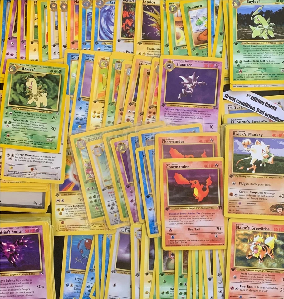 1st Edition - Old Pokemon Cards - 100% Vintage Pack - ONLY WOTC - Image 2 of 4