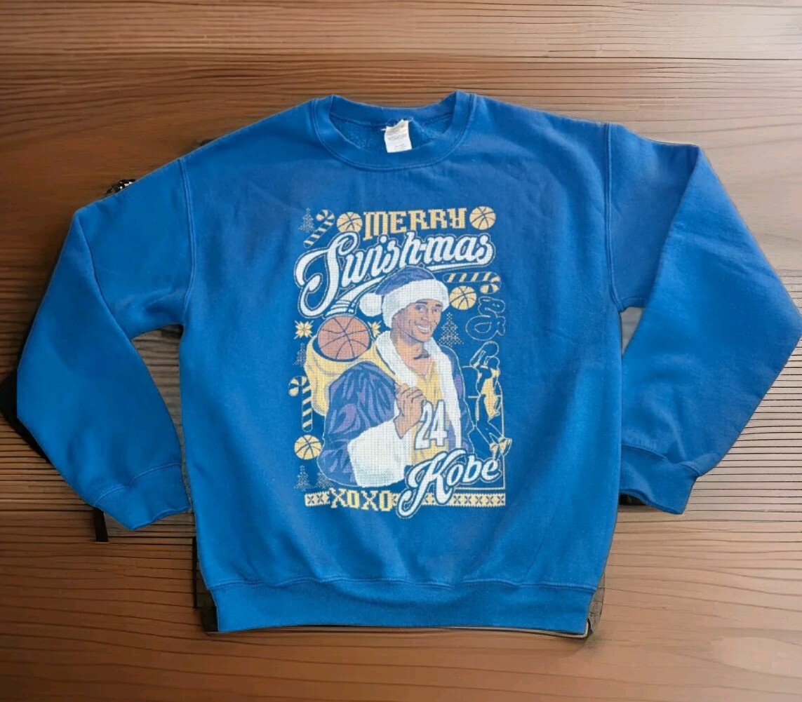 Purple Merry Swishmas Sweater Kobe Holiday Sweater Kobe Merry