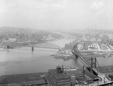 1910 The Point Pittsburgh Pennsylvania Vintage Old 8x10 PHOTO PRINT