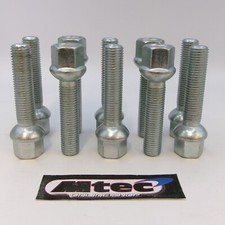 10x Mercedes AMG C63 Radius Radschraube verl&auml;ngert M14x1,5mm 50mm Gewindel&auml;nge 