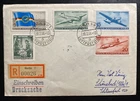 1956 Berlin East Germany DDR Airmail Cover To Schonebeck Via Leipzig Fair
