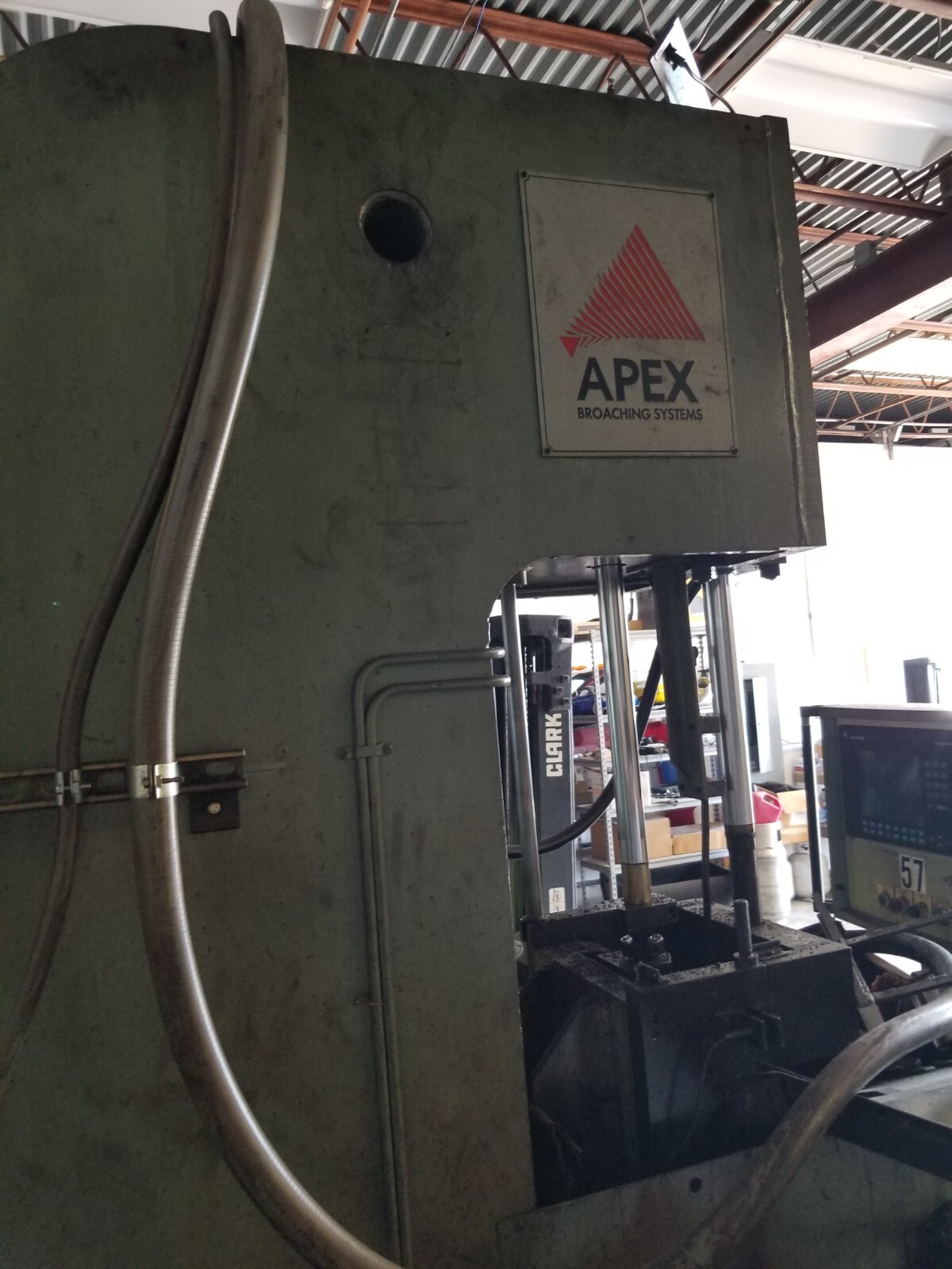 APEX 15 TON 24" STROKE VERTICAL HYDRAULIC PRESS / BROACHING MACHINE eBay