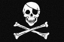 Bandiera Pirati o Pirata NUOVA, Flag of Jolly Roger NEW 150X100 cm Corsari Bucan