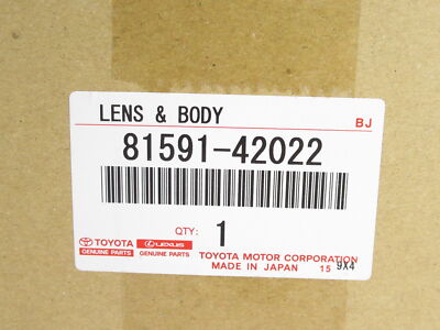 Genuine OEM Toyota 81591-42022 Driver Inner Tail Light Backup Lamp