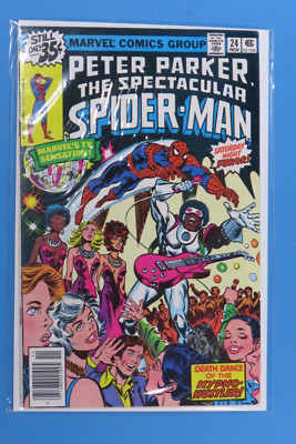 Spectacular Spider-Man #24 1978 1st Appearance of Hypno Hustler KEY Issue