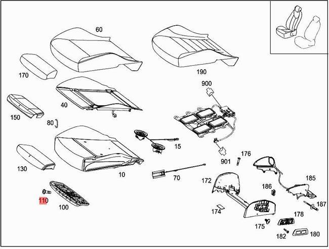 Genuine Mercedes Hex. Round Screws 5pcs W222 V222 X222 0019846529  