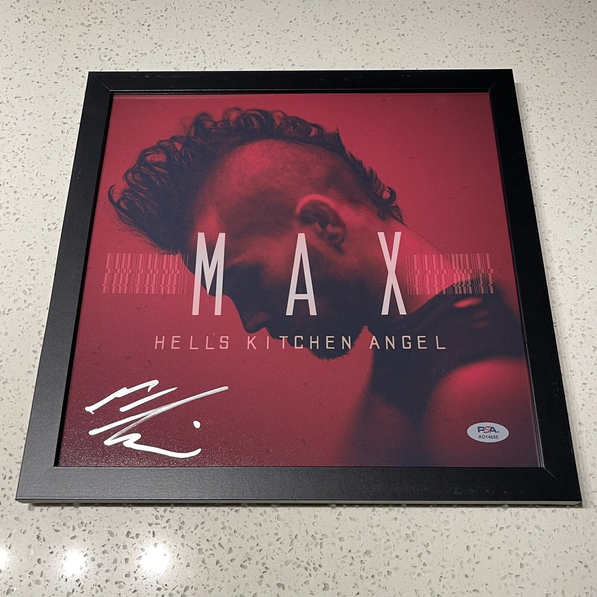 MAX SCHNEIDER SIGNED HELLS KITCHEN ANGEL ALBUM PHOTO FRAMED