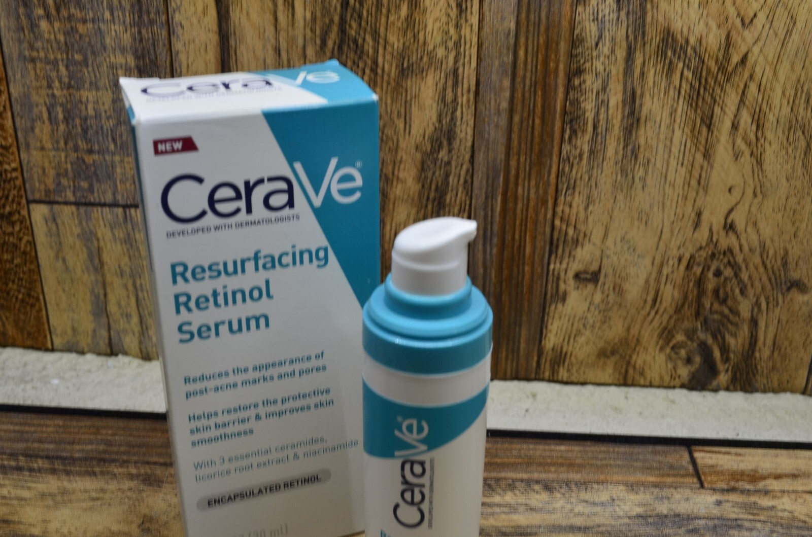 CeraVe Resurfacing Retinol Serum 30ml for Post-Acne Marks & Smooth Skin