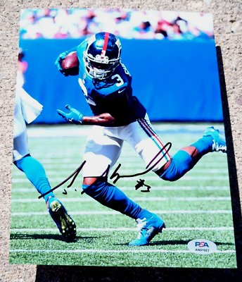 STERLING SHEPARD Giants SIGNED 8x10 Photo PSA/DNA NEW YORK B