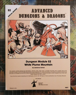 S2 White Plume Mountain [Staple Bound Reprint] Dungeons & Dragons
