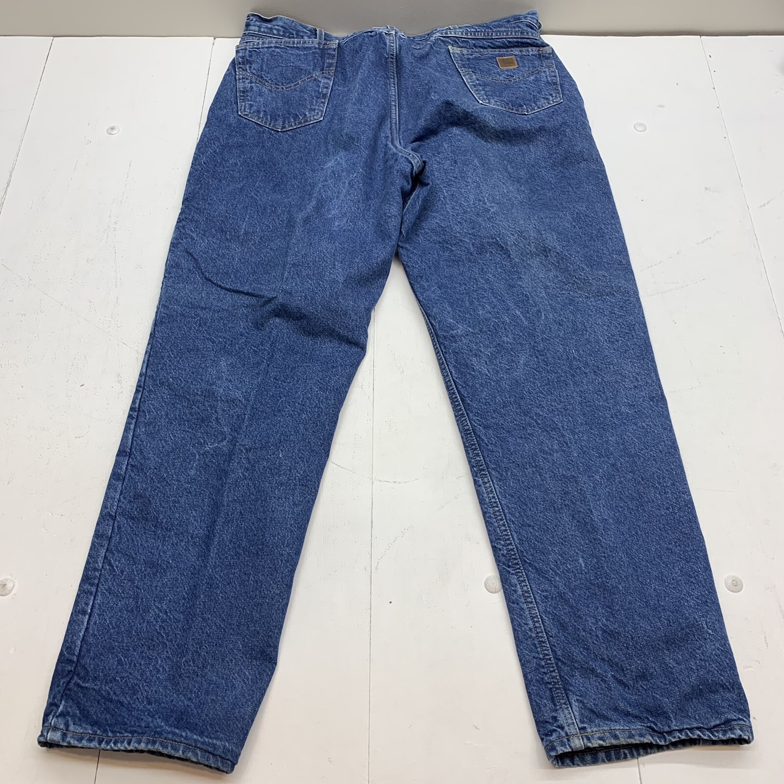 Carhartt Mens Vintage Insulated Blue Jeans Size 42x34 Gem