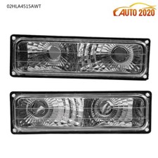 Bumper Lamps Chrome Fit For 94-98 C10ck 150025003500 Tahoe Suburban Silverado Bumper Lamps Chrome Fit For 94-98 C10ck 150025003500 Tahoe Suburban Silverado
