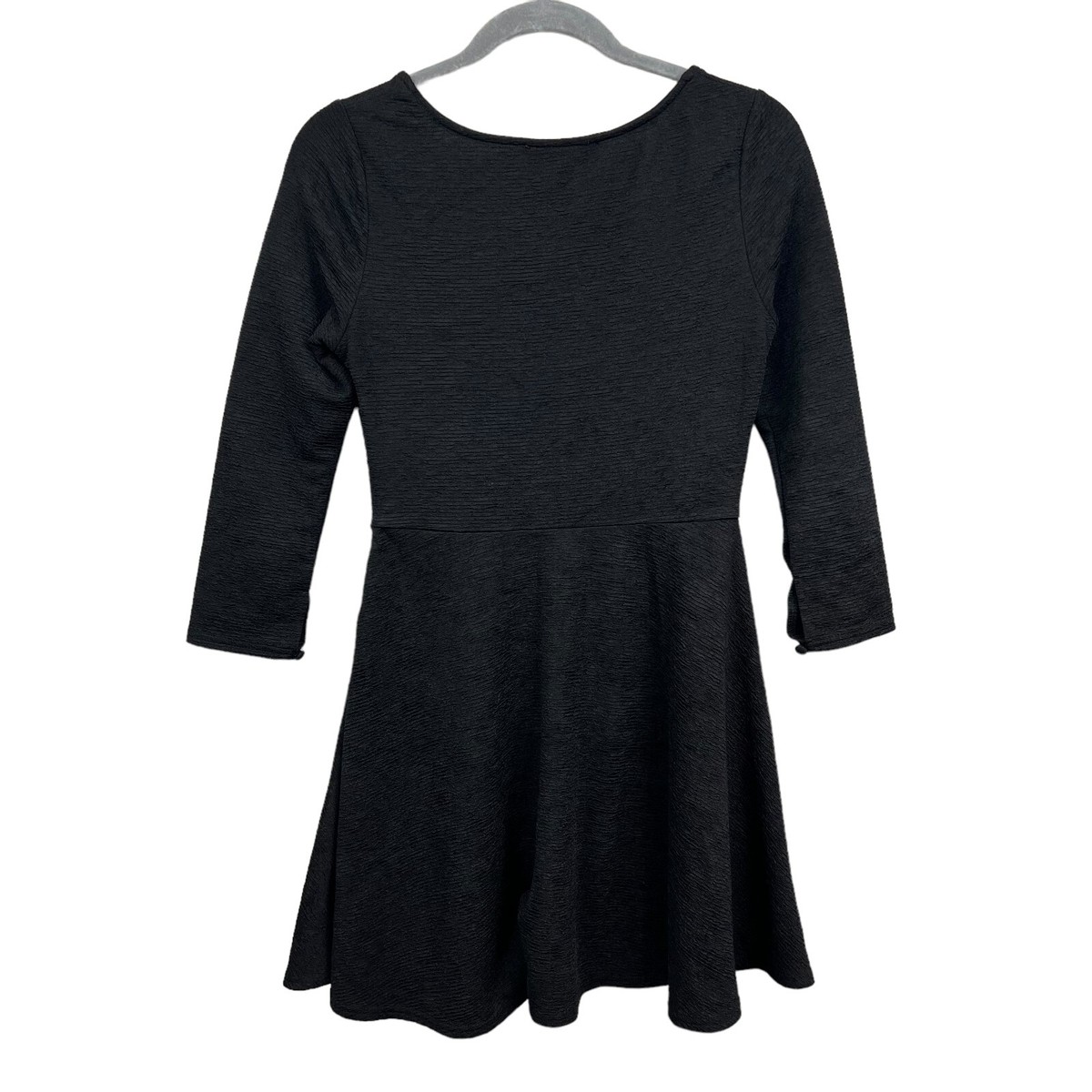 Akira Chicago Red Label Fit & Flare Dress Long Sleeves Zip
