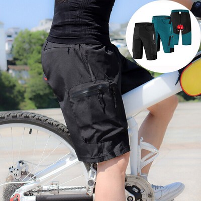 Herren Fahrradhose Kurz Mtb Shorts Bike Radhose Sports Loose Atmungsaktiv DE