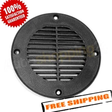 T-H Marine FD-4-DP Black 4" Hole Floor Drain / Vent Cover