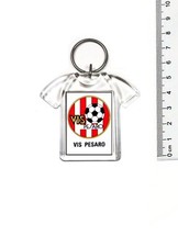 PORTACHIAVI Figurina team calcio squadra vis pesaro tifo ultras calciatore