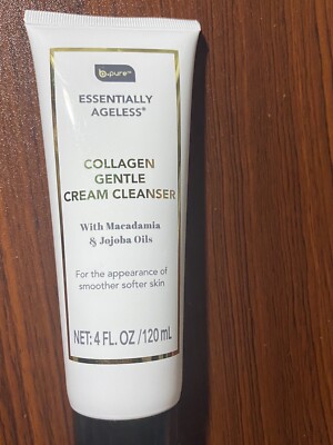 B Pure Essentially Ageless Collagen Gentle Cream Cleanser~Macadamia & Jojoba Oil
