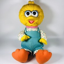 Sesame Street Baby Big Bird Playskool Doll Muppets 20" Vintage Child Toy Doll