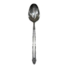 Ecko Stainless Mary Ellen Serving Spoon Slotted Flatware Silverware Japan