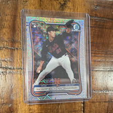 Topps 2026 Bowman Chrome Jonah Tong New York Mets RC Chrome #65