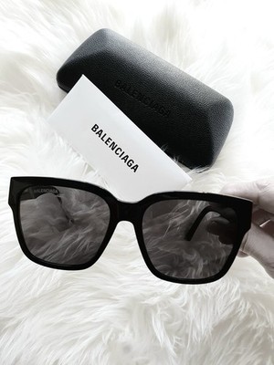   BALENCIAGA    Designer Sonnenbrille BB Logo Damen schwarz gold  