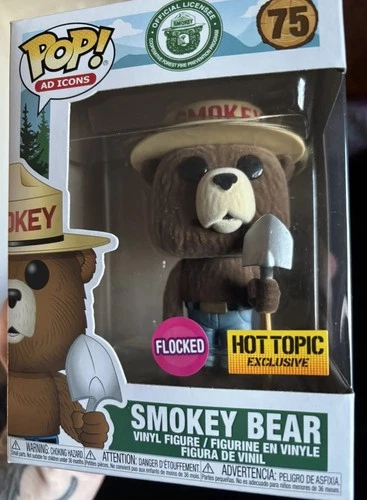 Funko Pop! Vinyl: Ad Icons - Smokey Bear (Flocked) - Hot Topic (Exclusive)
