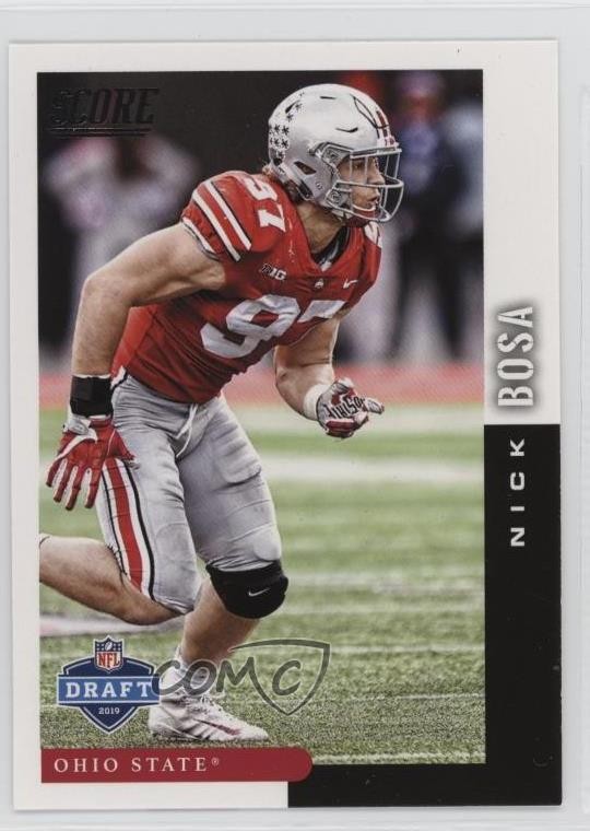 2019 Score NFL Draft Nick Bosa #DFT-4 17hx