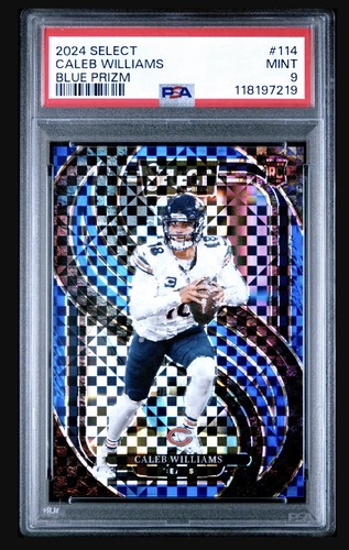 2024 Panini Select - Premier Level Caleb Williams #114 Blue Prizm /175 (RC)
