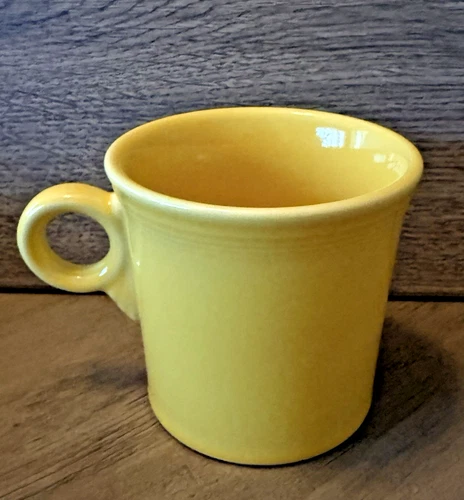 Fiesta HLC Sunflower Yellow Mug Coffee Cup Fiestaware Ring Handle USA