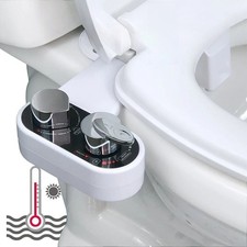 Bidet Attachment For Toilet Warm Water Seat SprayerCleaning Dual Nozzle Cleaning
