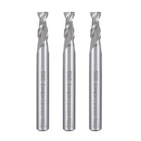 3 Stk.Gerade SchaftfräSer Cnc FräSer 2 FlöTe 6Mm Schaft 5Mmx13Mm