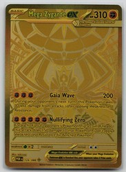 Mega Zygarde EX 124/088 Perfect Order Gold Secret Rare