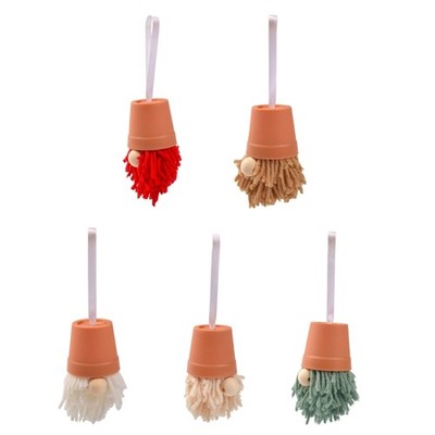 10Pcs Gnomes Miniature Hanging Christmas Decorations for Seasonal Embellishment