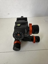 K F Concept 3-Way Geared Tripod Head Aluminum Micro-Adjust 6kg Load Camera Mount