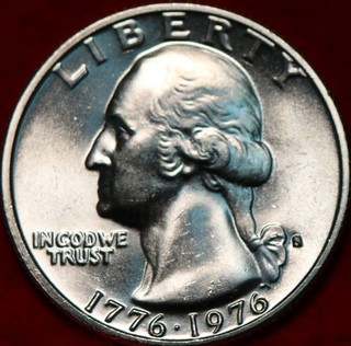 Uncirculated 1976 S San Francisco Mint Silver Drummer Boy Washington Quarter
