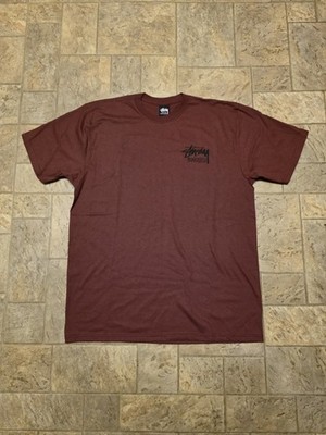 Stussy ''Honolulu Chapter-Burgundy'' T-Shirt (Size Large) **NWOT** Authentic