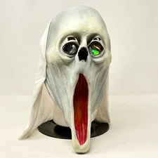 VTG ‘95 Paper Magic Group SCREAM Ghost Face Mask Holographic Eyes HALLOWEEN