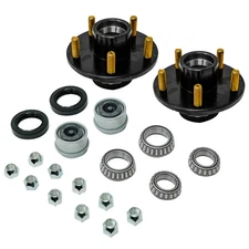 5 Lugs Trailer Idler Hub Kits 5 on 5 5x5 for 3500 lbs Trailer Axle Kit