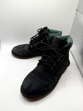 Timberland 6 Inch Premium TB0A6CU8001 Boys 3 Varsity Chenille Black Nubuck Boot